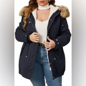 Stylish & Comfy Nautical Blue Winter Jacket